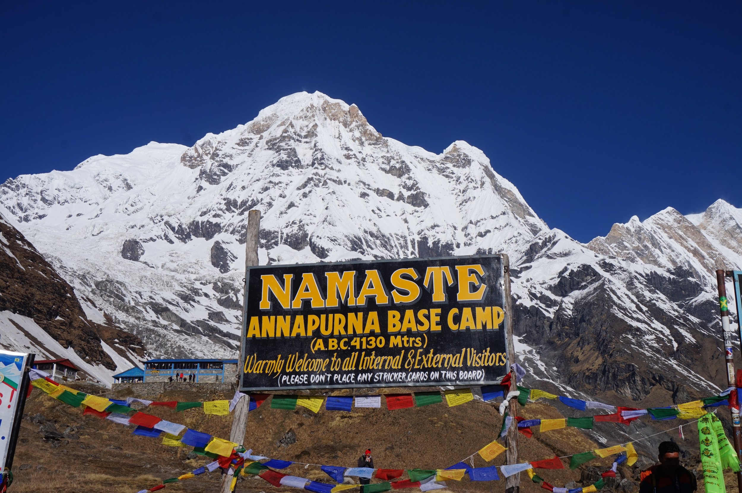 Annapurna Base Camp mountain in Nepal, Asia